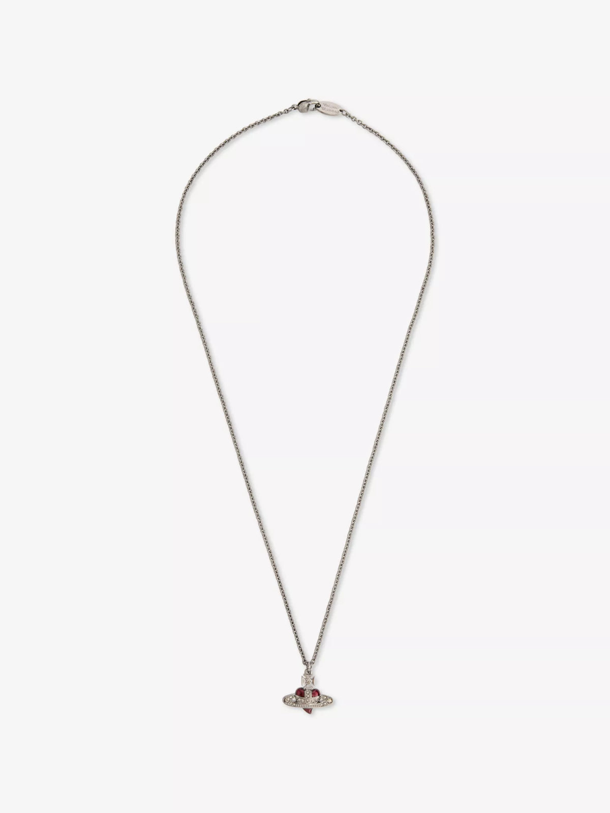 Vivienne Westwood Diamante Heart Necklaces - MOODY ORANGES