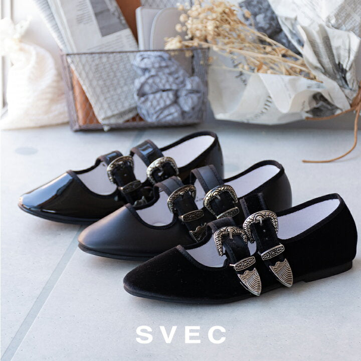 SVEC Double-Buckled Maryjane Shoes