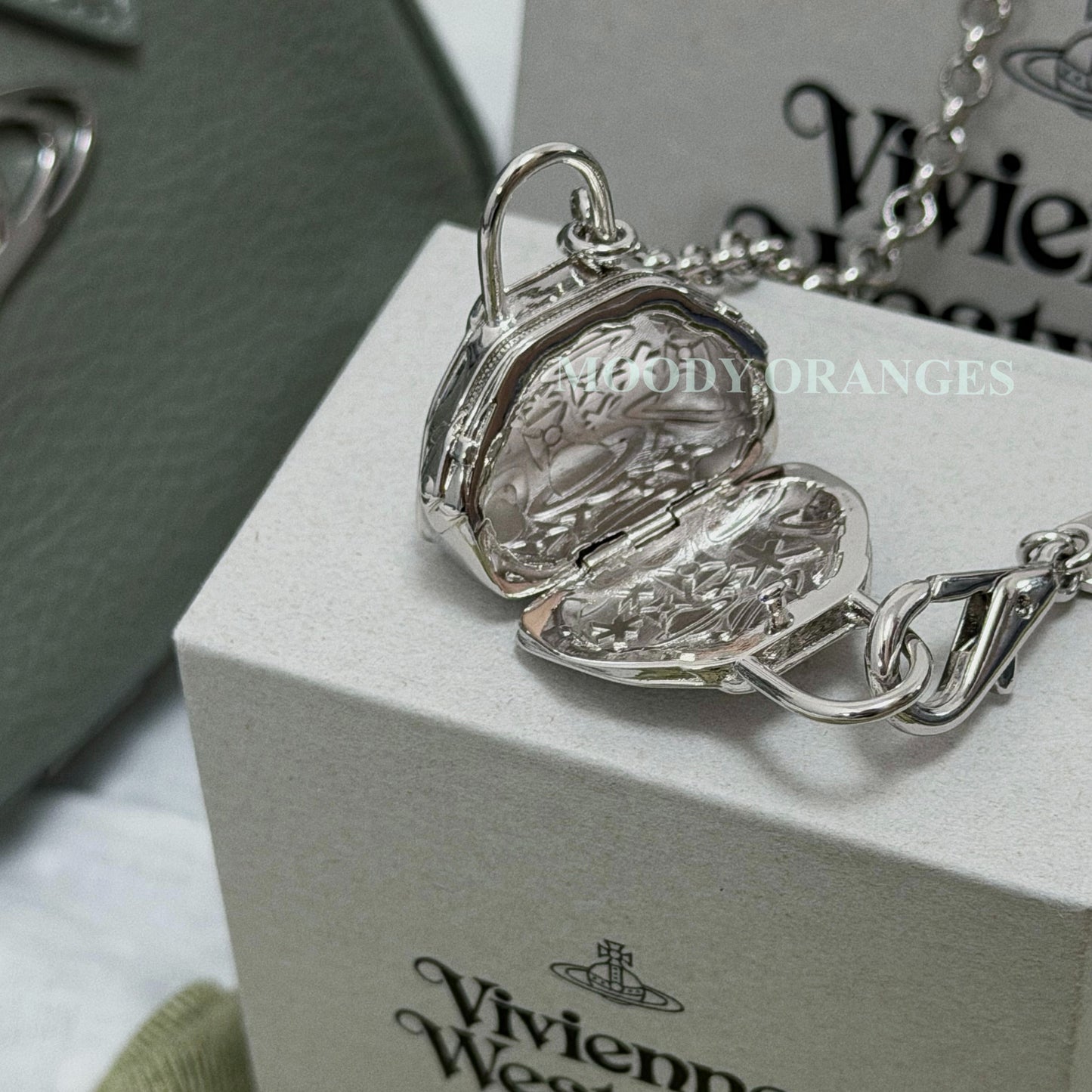 Vivienne Westwood Yasmine Bag Necklace / Mini Yasmine Bag - MOODY ORANGES