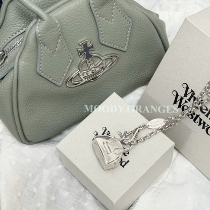 Vivienne Westwood Yasmine Bag Necklace / Mini Yasmine Bag - MOODY ORANGES