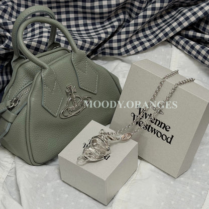 Vivienne Westwood Yasmine Bag Necklace / Mini Yasmine Bag - MOODY ORANGES