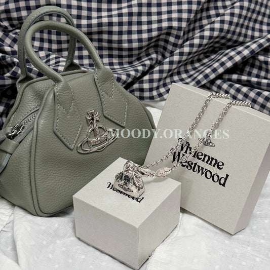 Vivienne Westwood Yasmine Bag Necklace / Mini Yasmine Bag - MOODY ORANGES