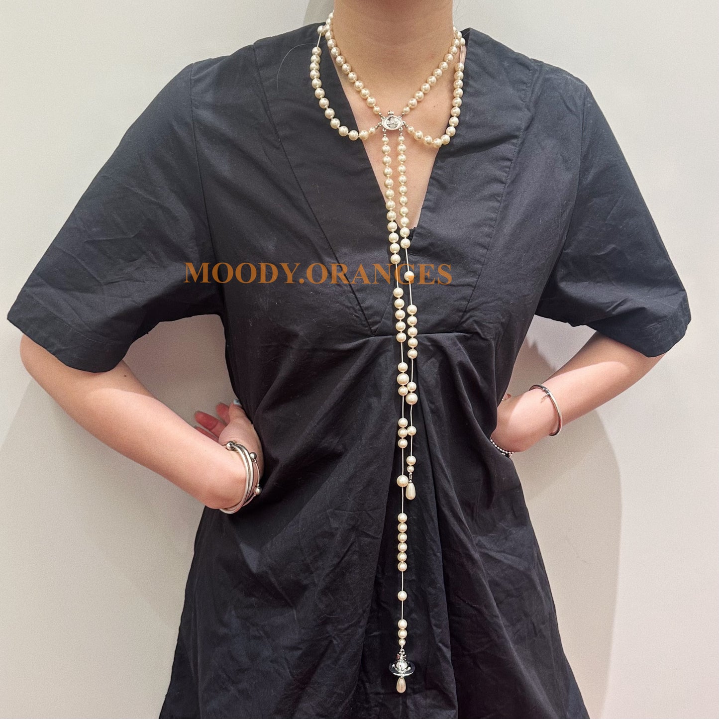 Vivienne Westwood Broken Pearl Necklace