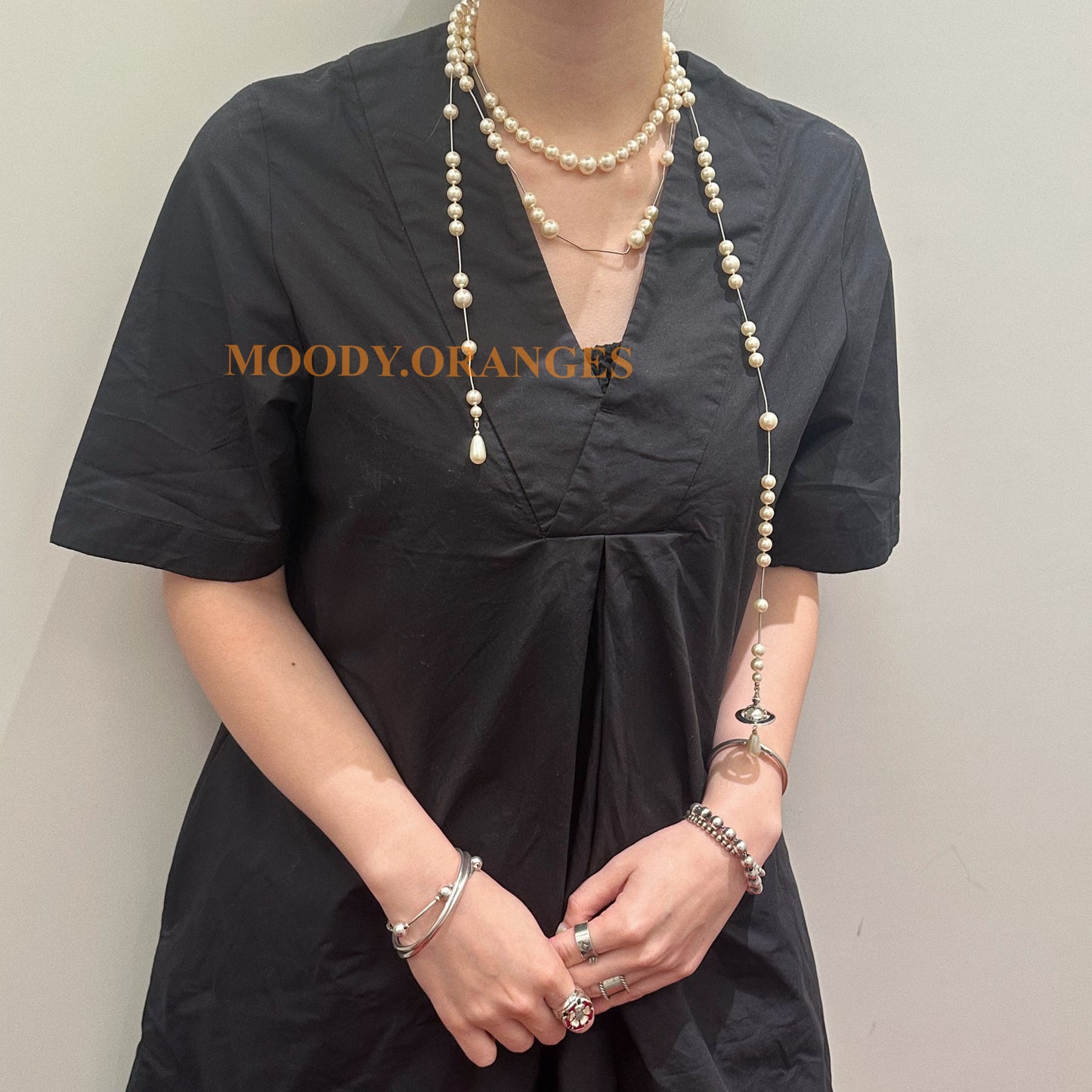 Vivienne Westwood Broken Pearl Necklace
