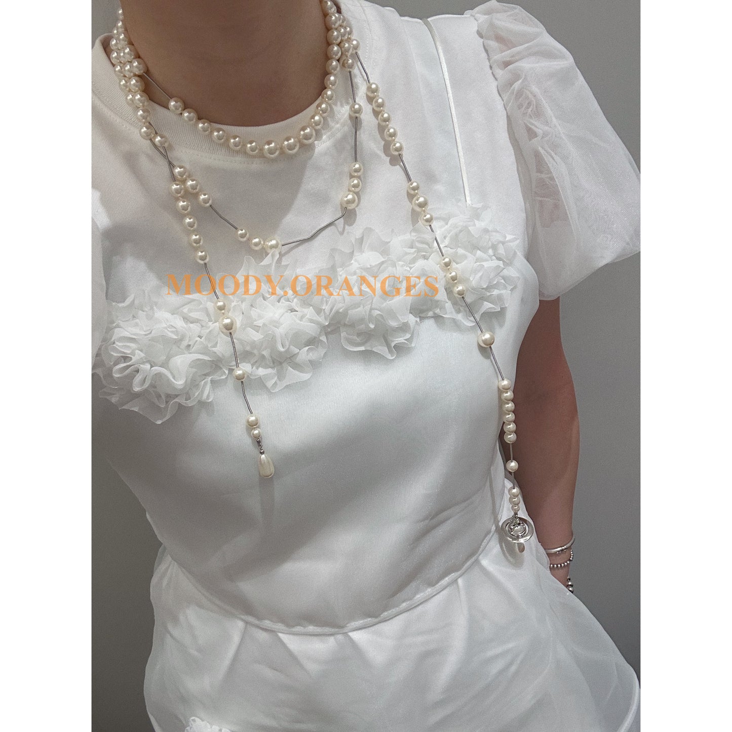 Vivienne Westwood Broken Pearl Necklace