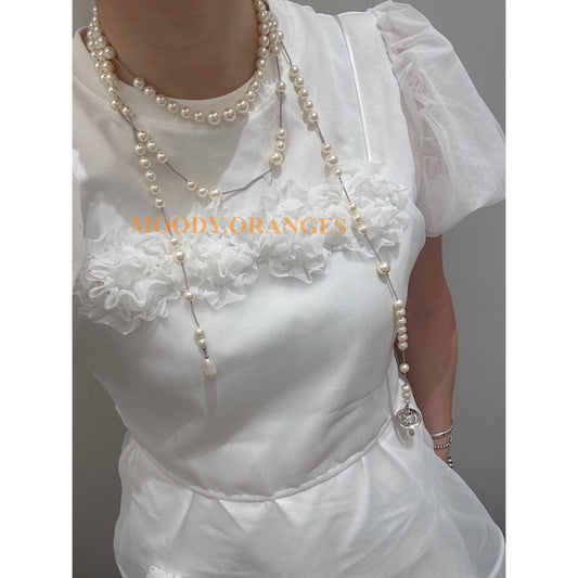 Vivienne Westwood Broken Pearl Necklace