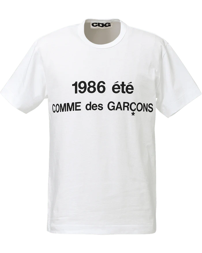 T-SHIRT 1986 COMME des GARCONS T-SHIRT 1986 COMME des GARCONS