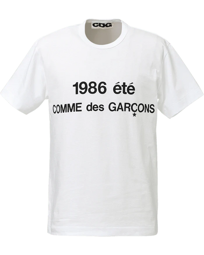 T-SHIRT 1986 COMME des GARCONS T-SHIRT 1986 COMME des GARCONS