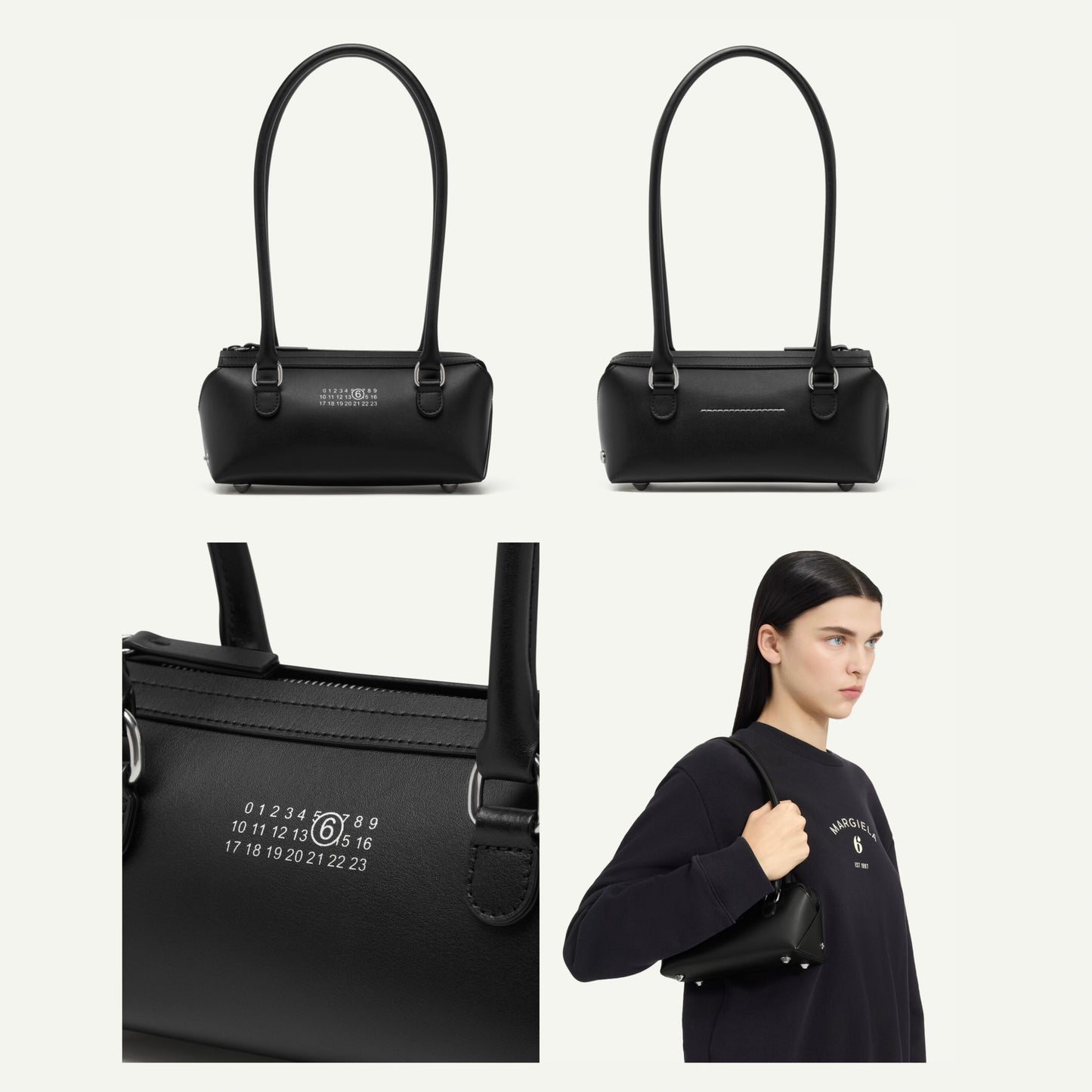 MM6 Maison Margiela Bauletto Bag - MOODY ORANGES