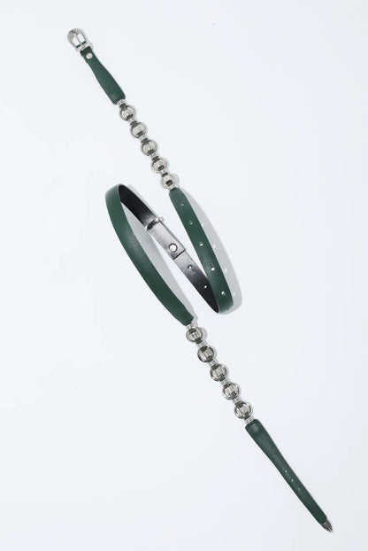 TOGA TOO Ring Metal Narrow Belt