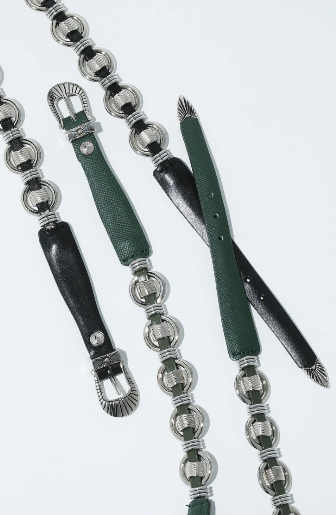 TOGA TOO Ring Metal Narrow Belt