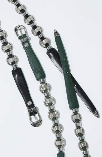 TOGA TOO Ring Metal Narrow Belt