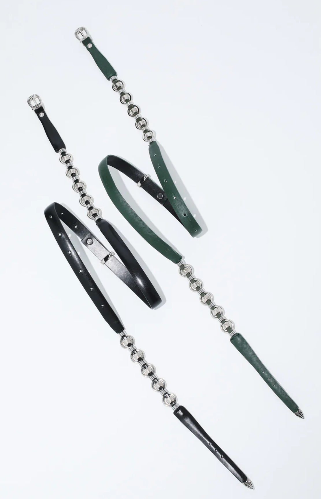 TOGA TOO Ring Metal Narrow Belt