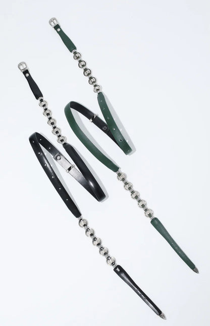 TOGA TOO Ring Metal Narrow Belt