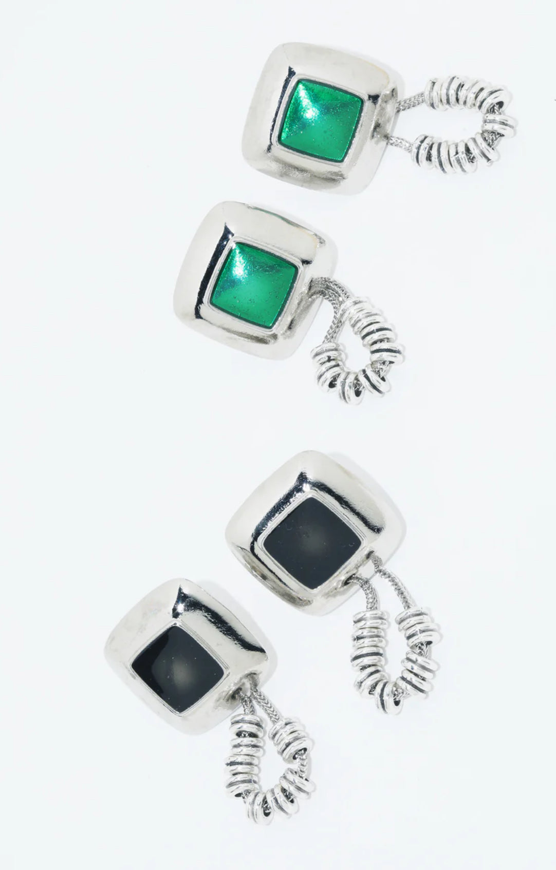 Toga Too Stone Beads Pierced Earrings