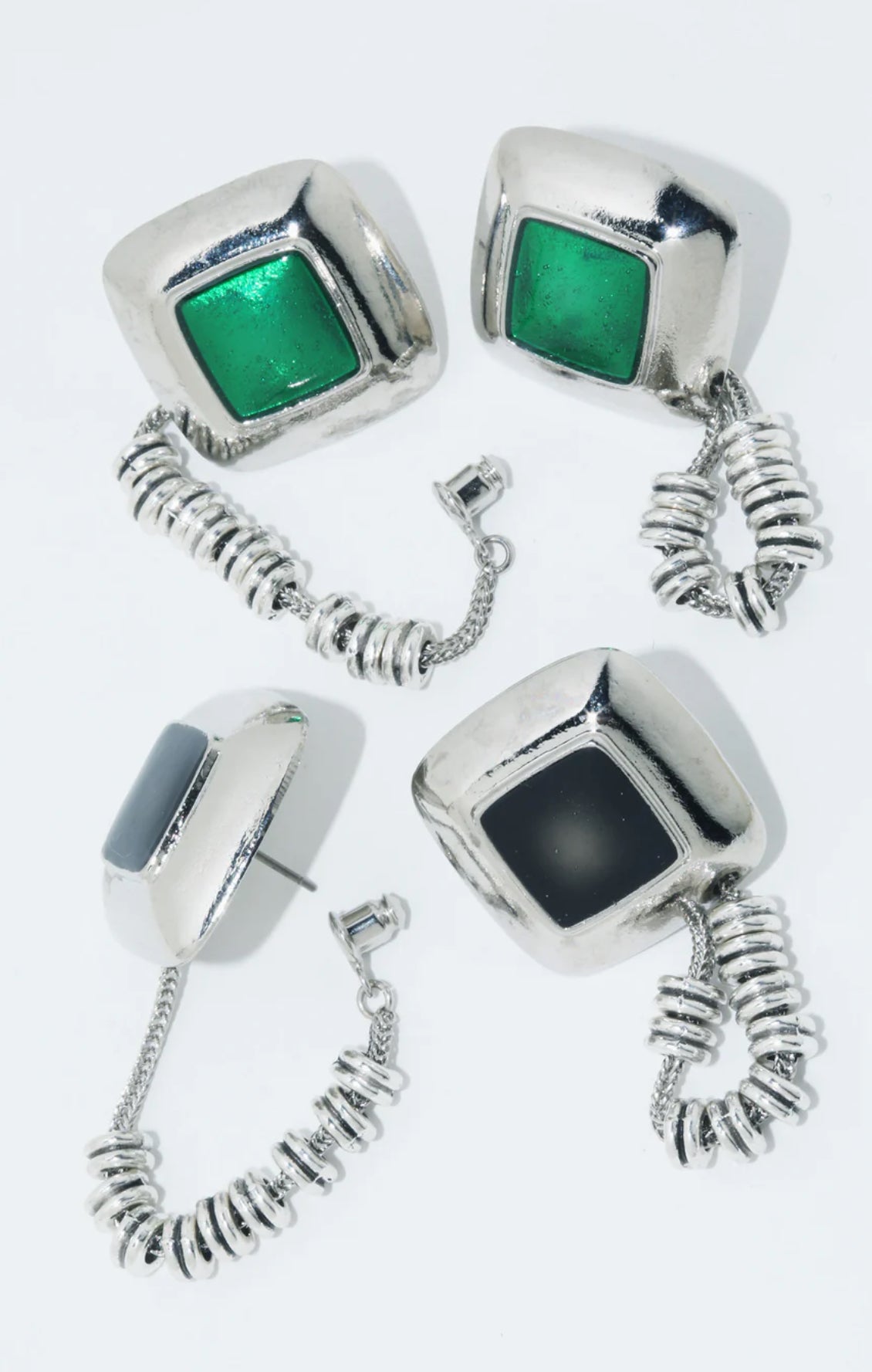 Toga Too Stone Beads Pierced Earrings