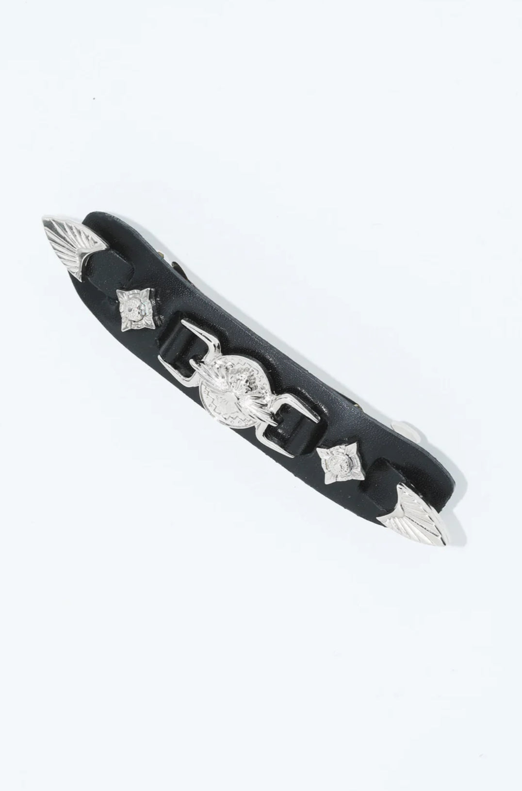 TOGA TOO Metal Leather Barrette Small