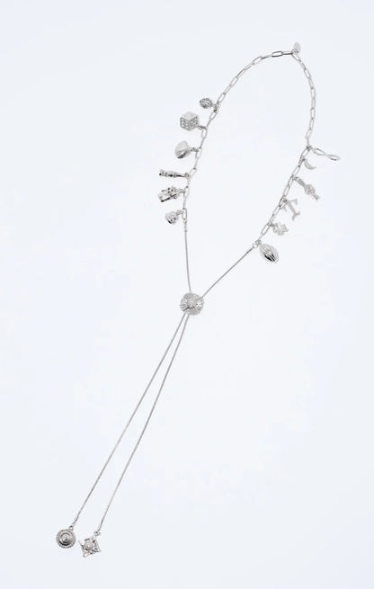 TOGA TOO Metal Motif Loop Tie