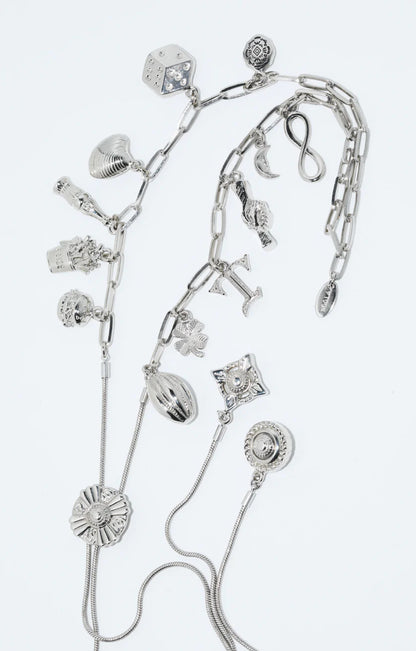 TOGA TOO Metal Motif Loop Tie