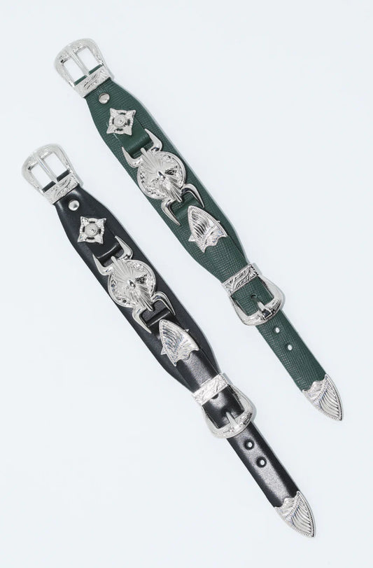 TOGA TOO Double Buckle Concho Bangle