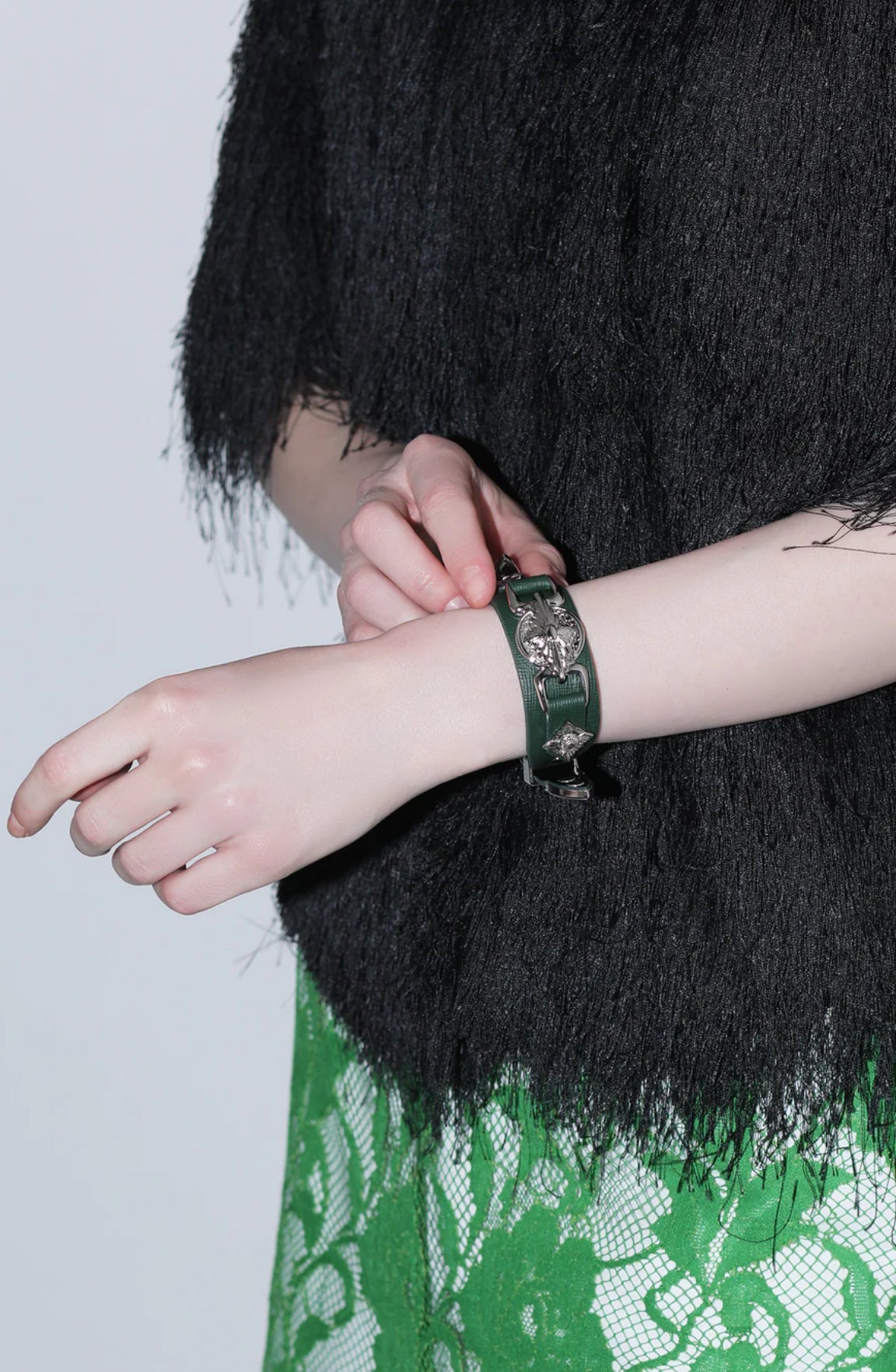 TOGA TOO Double Buckle Concho Bangle