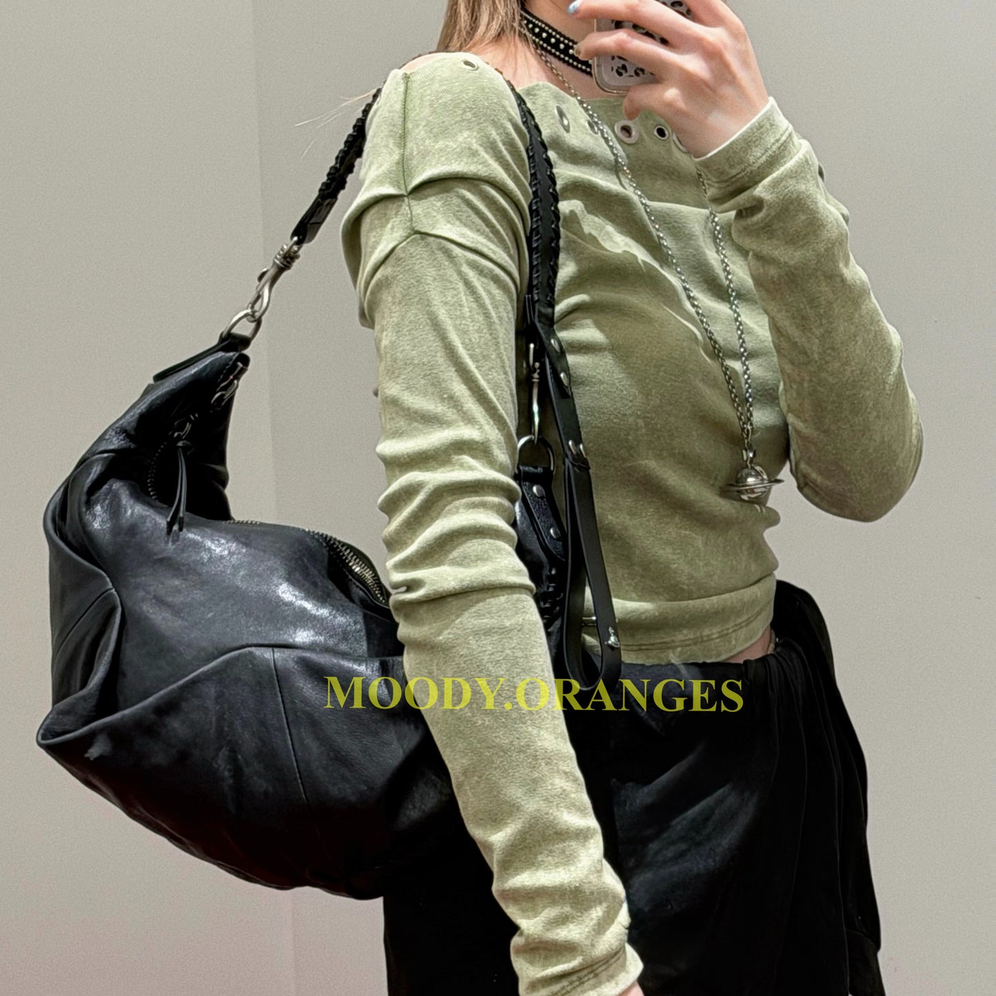 Vivienne Westwood Agnes Shoulder Bag - MOODY ORANGES