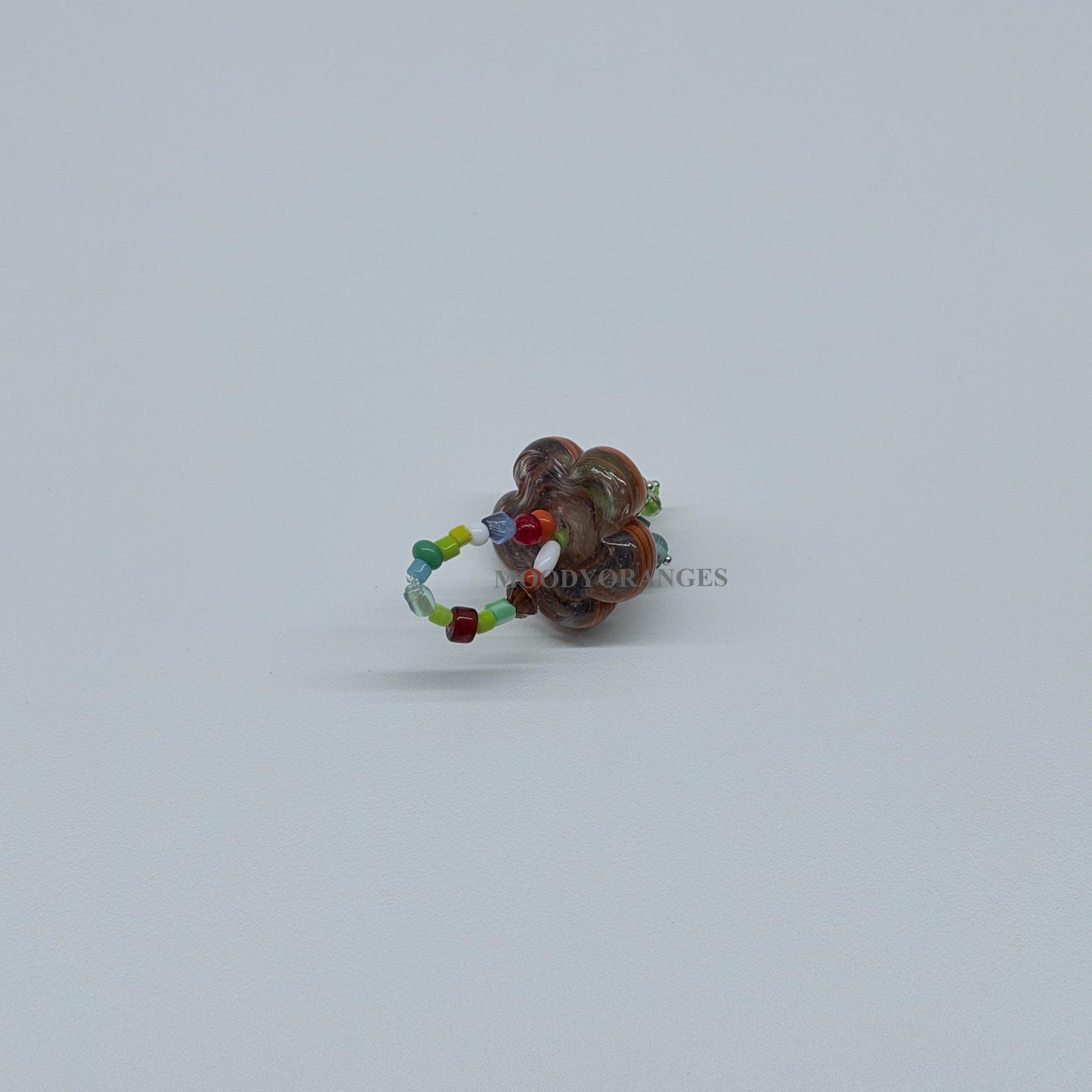 Nepal Floral Ring (34) - MOODY ORANGES