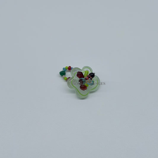 Nepal Floral Ring (33) - MOODY ORANGES