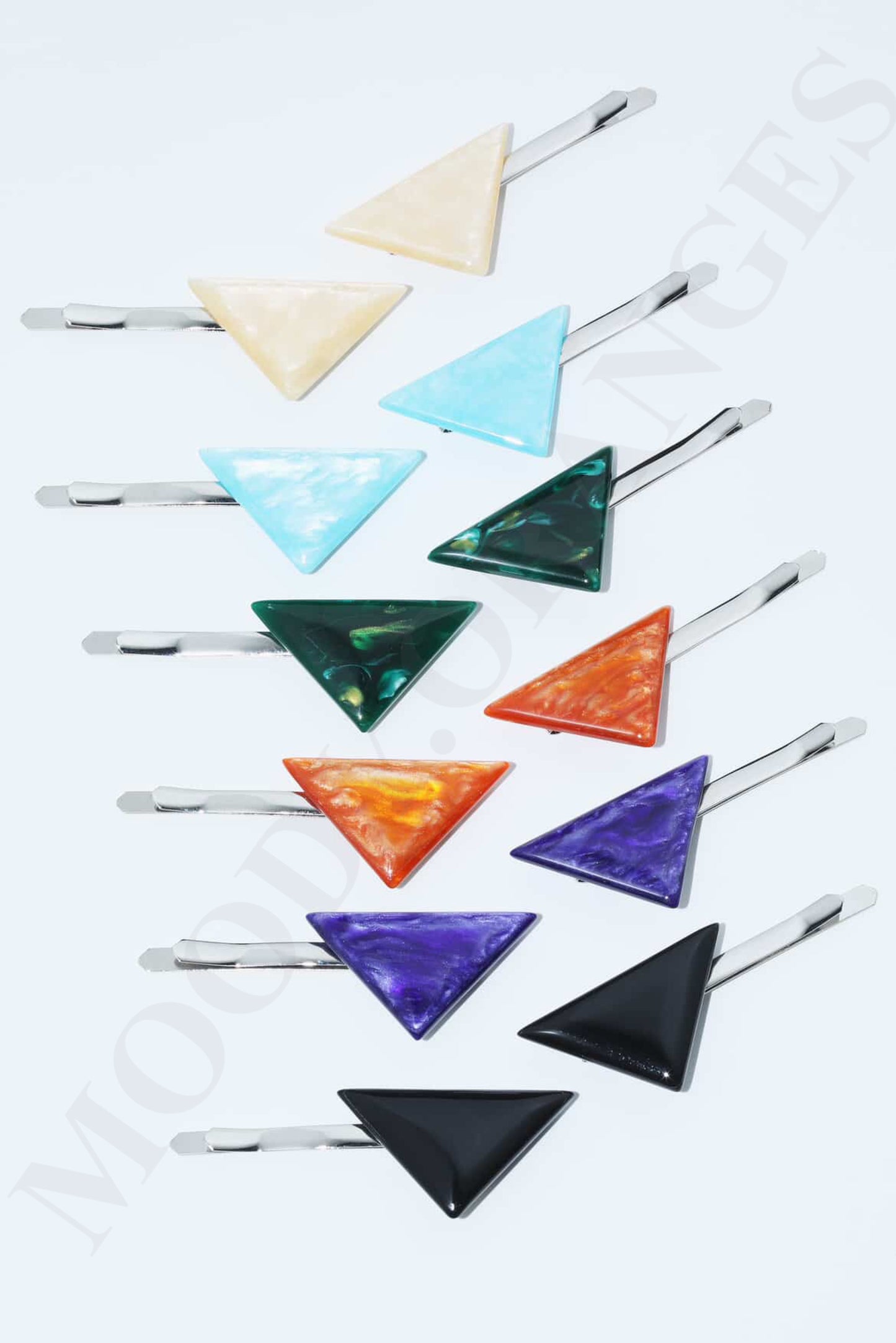 Toga Too Triangle Hair Clip SetPre-Order: Arrive in Late June/ Early July - MOODY ORANGES