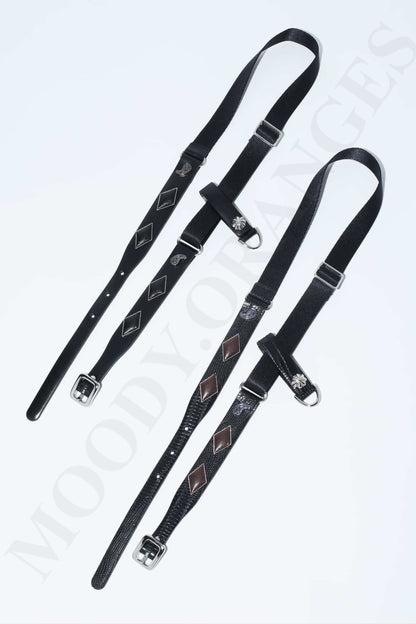 Toga Too Snake-Pattern Nylon Belt - MOODY ORANGES
