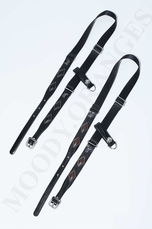 Toga Too Snake-Pattern Nylon Belt - MOODY ORANGES