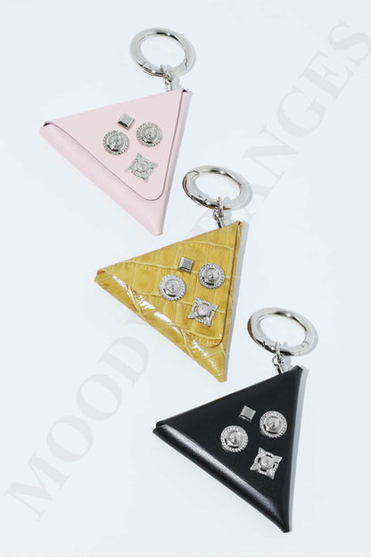 Toga Too Triangle Charms Key Ring - MOODY ORANGES