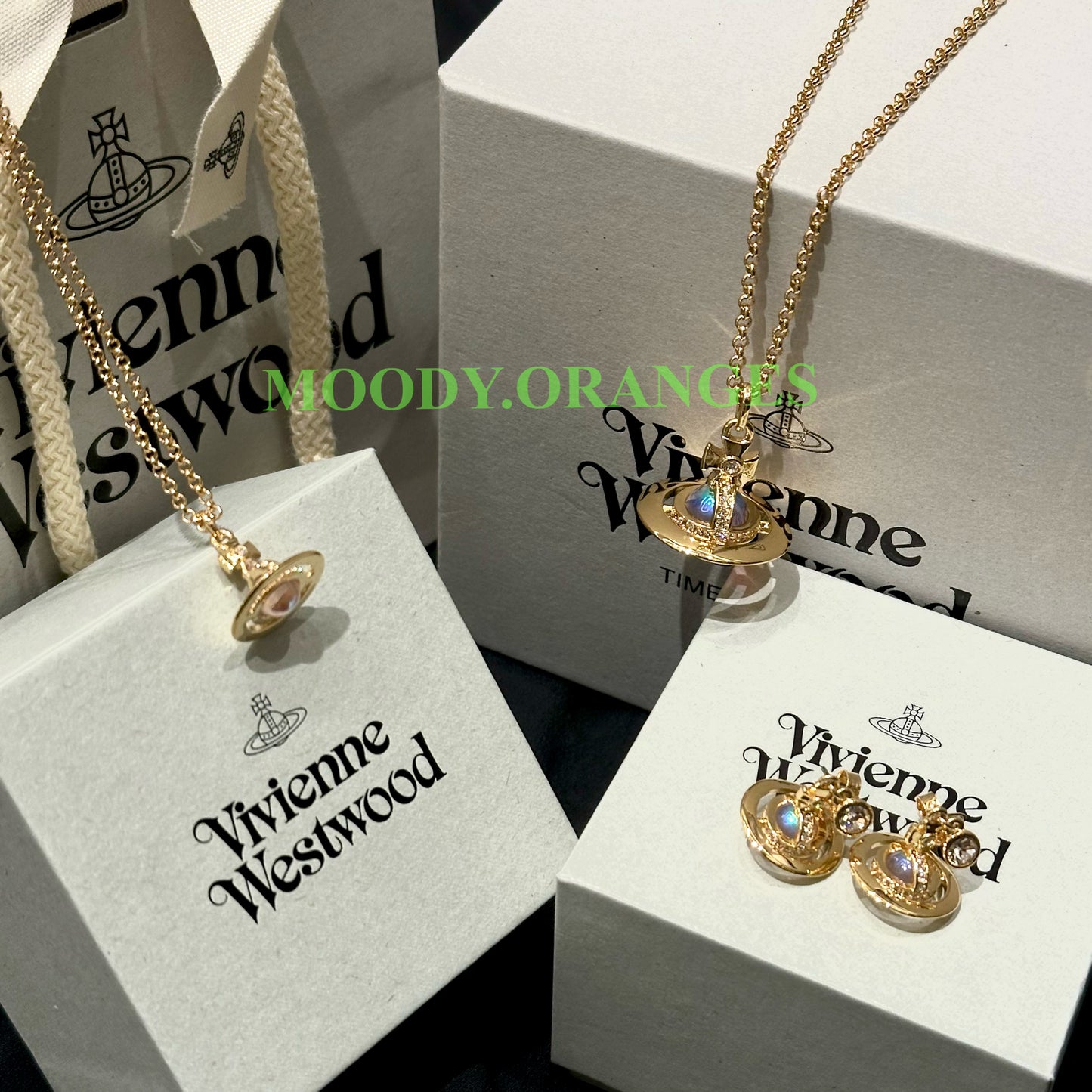 Vivienne Westwood Gold Laser Orb Accessories