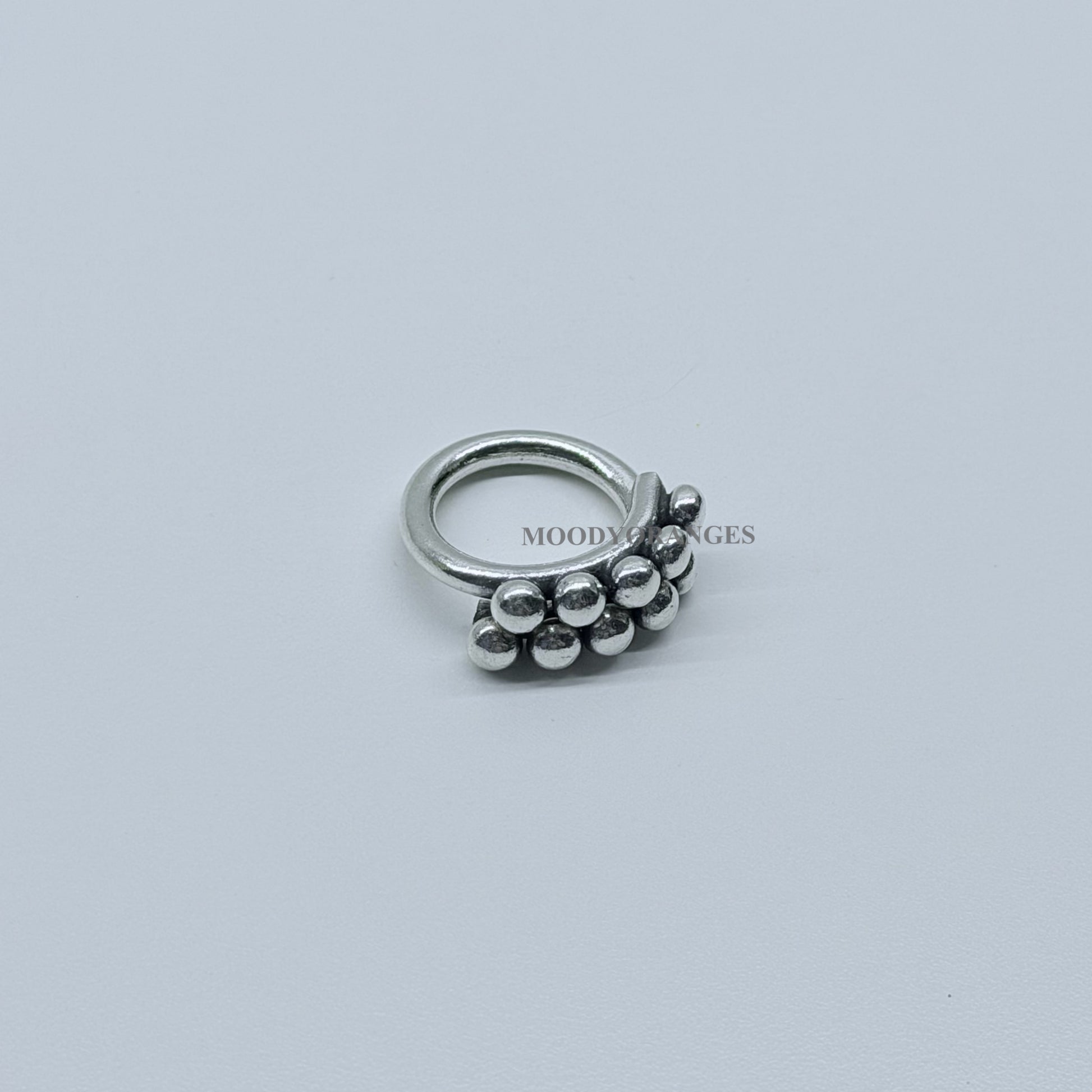 925 Silver - 10 Small Balls Ring - MOODY ORANGES