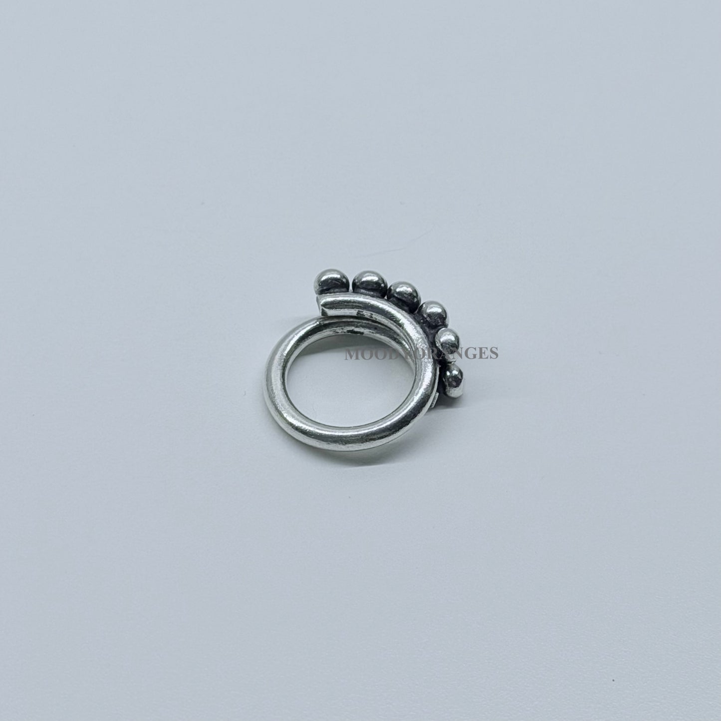 925 Silver - 10 Small Balls Ring - MOODY ORANGES