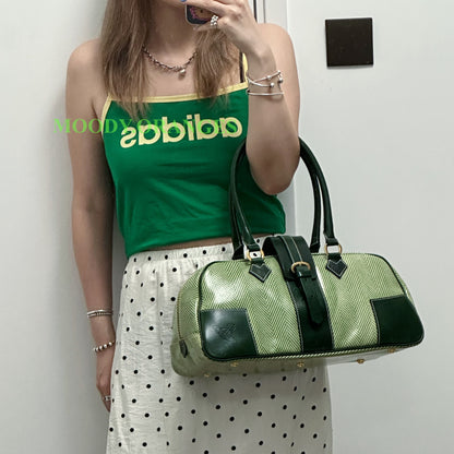 Vivienne Westwood Vintage Green Bowling Bag