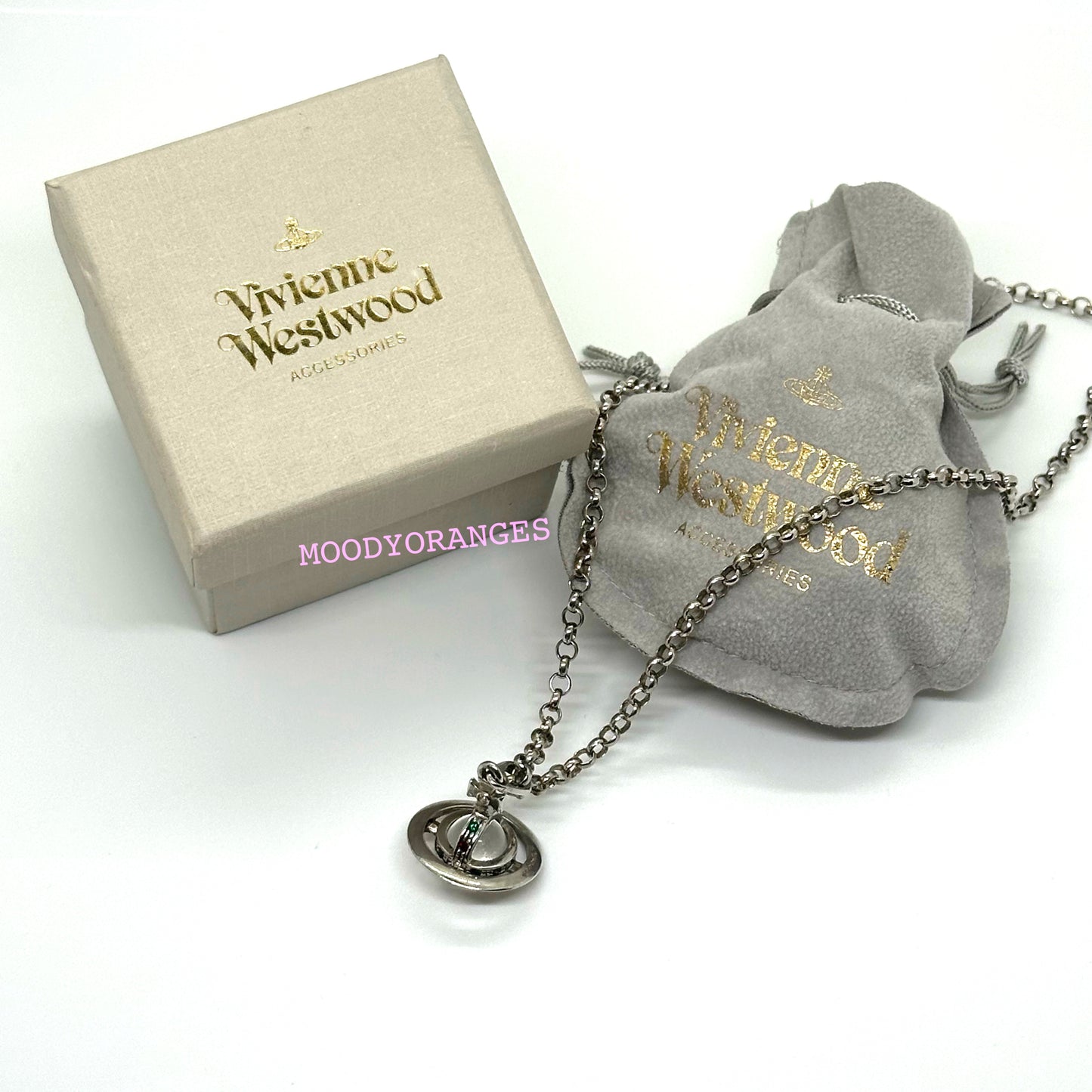 Vivienne Westwood Vintage 925 Silver Tiny Orb