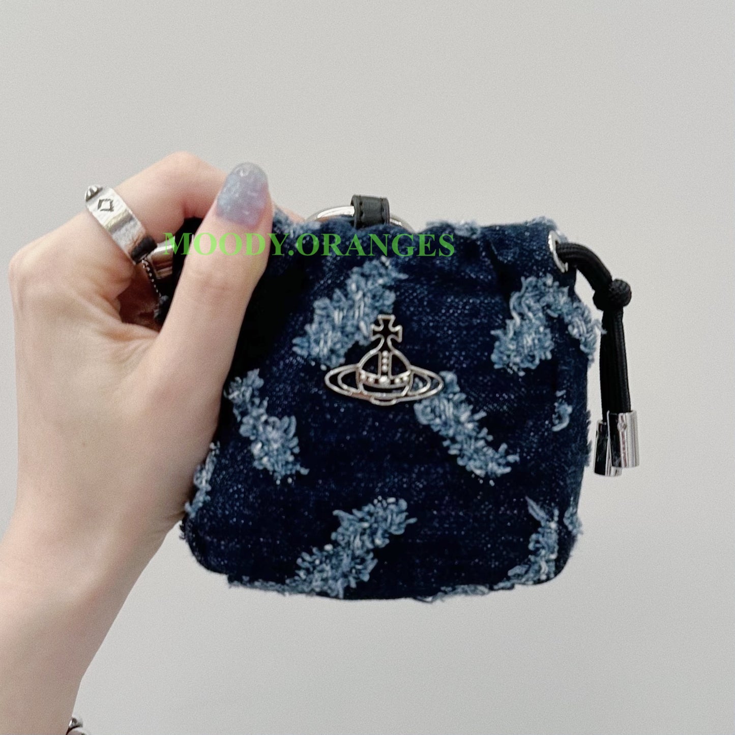 Vivienne Westwood Indigo Hilary Bucket Bag