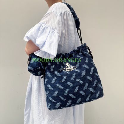 Vivienne Westwood Indigo Hilary Bucket Bag