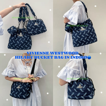 Vivienne Westwood Indigo Hilary Bucket Bag