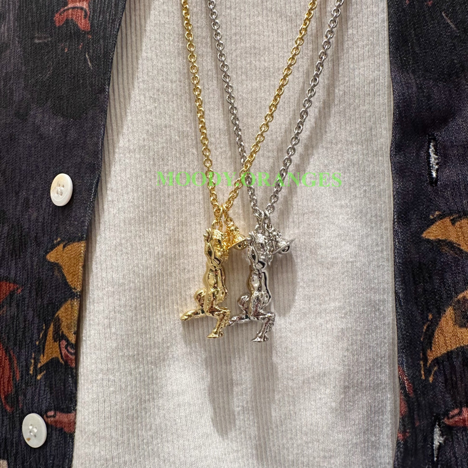 Vivienne Westwood Man. Satyr Pendant Necklace - MOODY ORANGES
