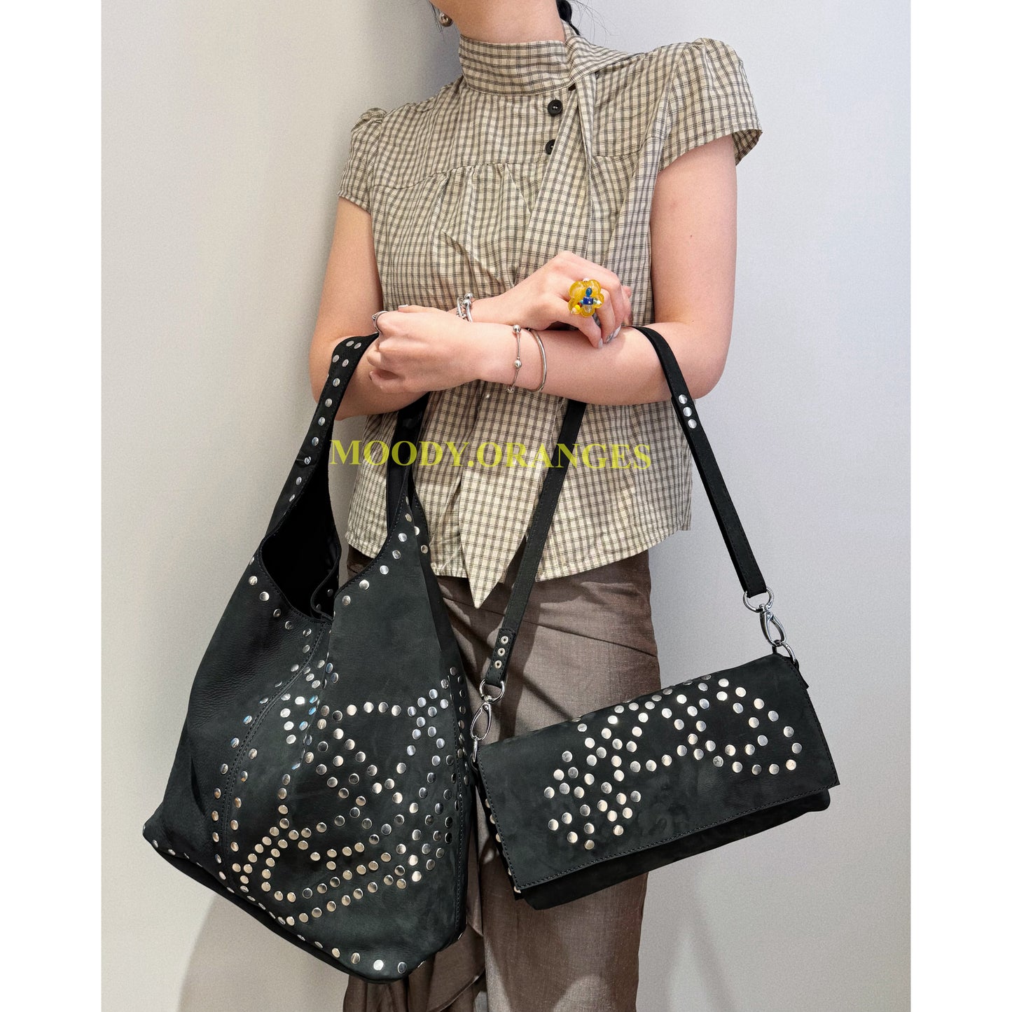 Vivienne Westwood Eleanore Tote & Sherry Shoulder Bag - MOODY ORANGES