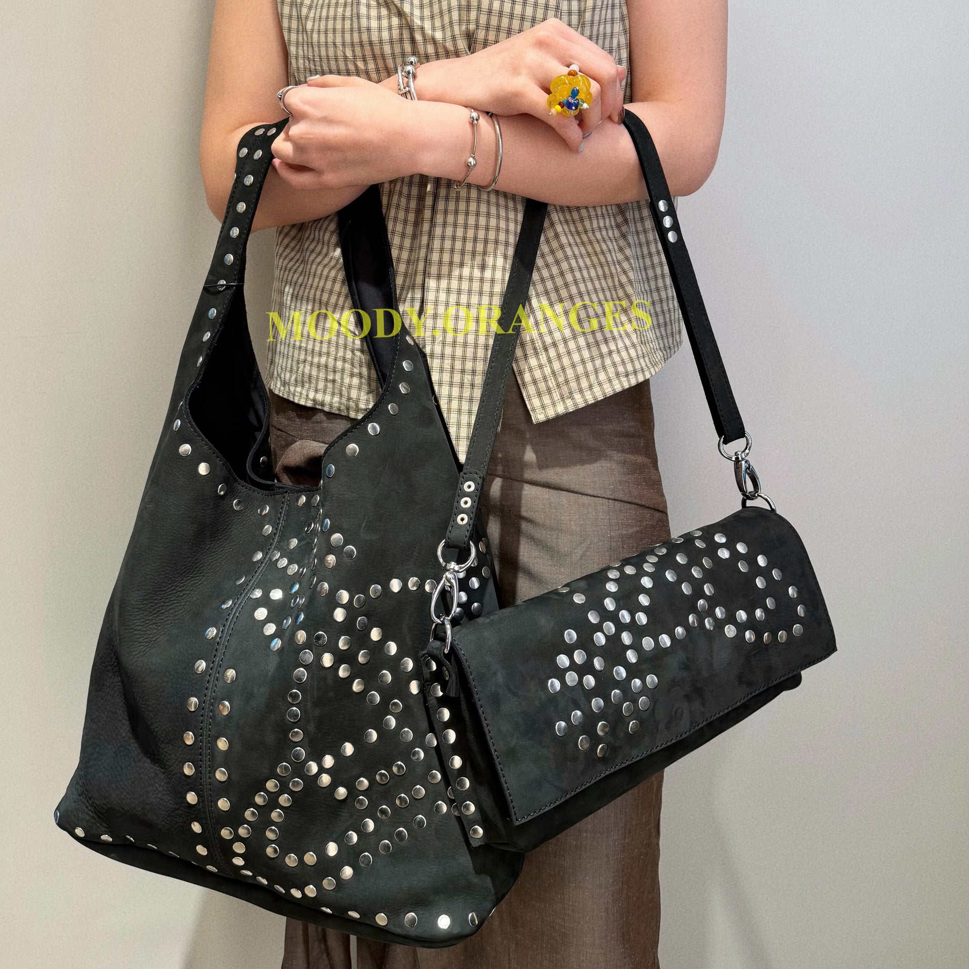 Vivienne Westwood Eleanore Tote & Sherry Shoulder Bag - MOODY ORANGES