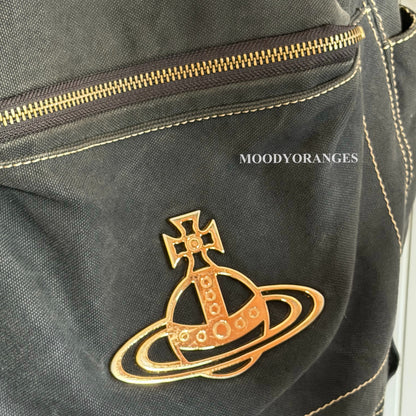 Vivienne Westwood Vintage Canvas Black Backpack