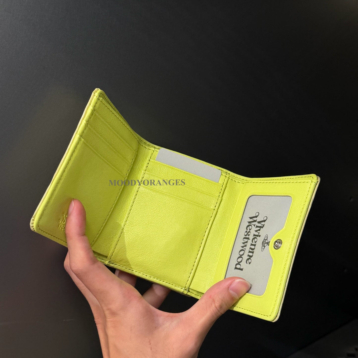 Vivienne Westwood Lime Green Crocs Wallet Collection