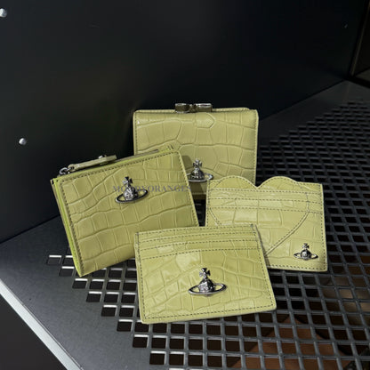 Vivienne Westwood Lime Green Crocs Wallet Collection