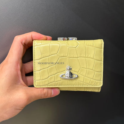 Vivienne Westwood Lime Green Crocs Wallet Collection