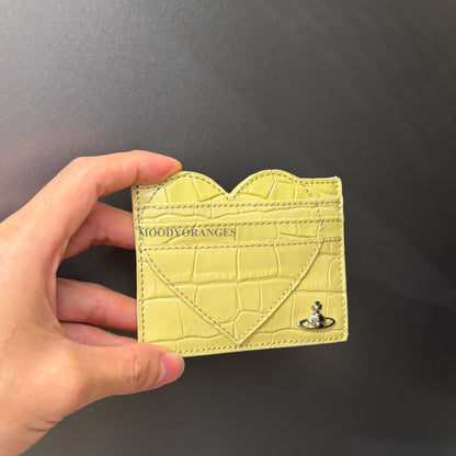 Vivienne Westwood Lime Green Crocs Wallet Collection