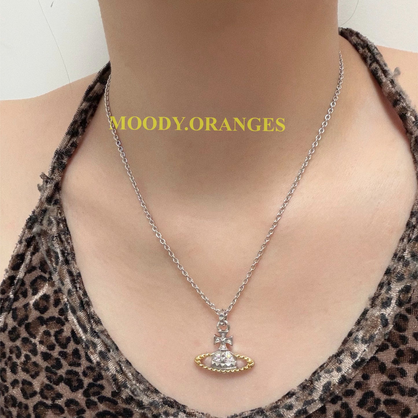 Vivienne Westwood Two-Toned Mayfair Silver Gold Accessories - MOODY ORANGES