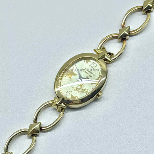 Vivienne Westwood Gold Vintage Watch Bracelet